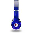 Skin Decal Wrap works with Original Beats Solo HD Headphones Flaming Fire Skull Blue Skin Only (HEADPHONES NOT INCLUDED)