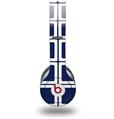 Skin Decal Wrap works with Original Beats Solo HD Headphones Squared Navy Blue Skin Only (HEADPHONES NOT INCLUDED)