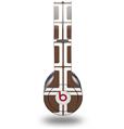 Skin Decal Wrap works with Original Beats Solo HD Headphones Squared Chocolate Brown Skin Only (HEADPHONES NOT INCLUDED)