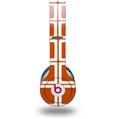 Skin Decal Wrap works with Original Beats Solo HD Headphones Squared Burnt Orange Skin Only (HEADPHONES NOT INCLUDED)
