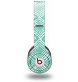 Skin Decal Wrap works with Original Beats Solo HD Headphones Wavey Seafoam Green Skin Only (HEADPHONES NOT INCLUDED)
