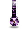 Skin Decal Wrap works with Original Beats Solo HD Headphones Radioactive Purple Skin Only (HEADPHONES NOT INCLUDED)