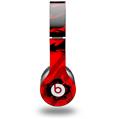 Skin Decal Wrap works with Original Beats Solo HD Headphones Oriental Dragon Black on Red Skin Only (HEADPHONES NOT INCLUDED)