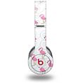 Skin Decal Wrap works with Original Beats Solo HD Headphones Flamingos on White Skin Only (HEADPHONES NOT INCLUDED)