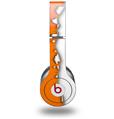 Skin Decal Wrap works with Original Beats Solo HD Headphones Ripped Colors Orange White Skin Only (HEADPHONES NOT INCLUDED)