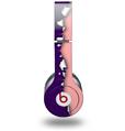 Skin Decal Wrap works with Original Beats Solo HD Headphones Ripped Colors Purple Pink Skin Only (HEADPHONES NOT INCLUDED)