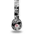 Skin Decal Wrap works with Original Beats Solo HD Headphones Scattered Skulls Black Skin Only (HEADPHONES NOT INCLUDED)