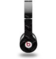 Skin Decal Wrap works with Original Beats Solo HD Headphones Diamond Plate Metal 02 Black Skin Only (HEADPHONES NOT INCLUDED)