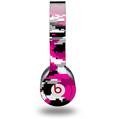 Skin Decal Wrap works with Original Beats Solo HD Headphones WraptorCamo Digital Camo Hot Pink Skin Only (HEADPHONES NOT INCLUDED)