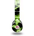 Skin Decal Wrap works with Original Beats Solo HD Headphones Electrify Green Skin Only (HEADPHONES NOT INCLUDED)