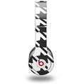 Skin Decal Wrap works with Original Beats Solo HD Headphones Houndstooth Dark Gray Skin Only (HEADPHONES NOT INCLUDED)