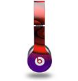Skin Decal Wrap works with Original Beats Solo HD Headphones Alecias Swirl 01 Red Skin Only (HEADPHONES NOT INCLUDED)