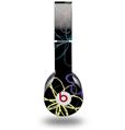 Skin Decal Wrap works with Original Beats Solo HD Headphones Kearas Flowers on Black Skin Only (HEADPHONES NOT INCLUDED)