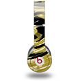 Skin Decal Wrap works with Original Beats Solo HD Headphones Alecias Swirl 02 Yellow Skin Only (HEADPHONES NOT INCLUDED)
