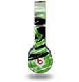 Skin Decal Wrap works with Original Beats Solo HD Headphones Alecias Swirl 02 Green Skin Only (HEADPHONES NOT INCLUDED)