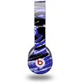 Skin Decal Wrap works with Original Beats Solo HD Headphones Alecias Swirl 02 Blue Skin Only (HEADPHONES NOT INCLUDED)