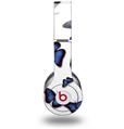 Skin Decal Wrap works with Original Beats Solo HD Headphones Butterflies Blue Skin Only (HEADPHONES NOT INCLUDED)