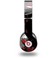 Skin Decal Wrap works with Original Beats Solo HD Headphones Abstract 02 Red Skin Only (HEADPHONES NOT INCLUDED)