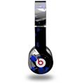 Skin Decal Wrap works with Original Beats Solo HD Headphones Abstract 02 Blue Skin Only (HEADPHONES NOT INCLUDED)