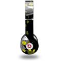 Skin Decal Wrap works with Original Beats Solo HD Headphones Abstract 02 Yellow Skin Only (HEADPHONES NOT INCLUDED)