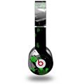 Skin Decal Wrap works with Original Beats Solo HD Headphones Abstract 02 Green Skin Only (HEADPHONES NOT INCLUDED)