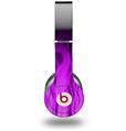 Skin Decal Wrap works with Original Beats Solo HD Headphones Fire Purple Skin Only (HEADPHONES NOT INCLUDED)