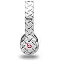 Skin Decal Wrap works with Original Beats Solo HD Headphones Diamond Plate Metal Skin Only (HEADPHONES NOT INCLUDED)