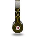 Skin Decal Wrap works with Original Beats Solo HD Headphones Abstract 01 Yellow Skin Only (HEADPHONES NOT INCLUDED)