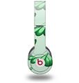 Skin Decal Wrap works with Original Beats Solo HD Headphones Petals Green Skin Only (HEADPHONES NOT INCLUDED)