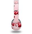 Skin Decal Wrap works with Original Beats Solo HD Headphones Petals Red Skin Only (HEADPHONES NOT INCLUDED)