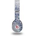 Skin Decal Wrap works with Original Beats Solo HD Headphones Victorian Design Blue Skin Only (HEADPHONES NOT INCLUDED)