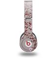 Skin Decal Wrap works with Original Beats Solo HD Headphones Victorian Design Red Skin Only (HEADPHONES NOT INCLUDED)