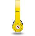 Skin Decal Wrap works with Original Beats Solo HD Headphones Solids Collection Yellow Skin Only (HEADPHONES NOT INCLUDED)