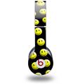 Skin Decal Wrap works with Original Beats Solo HD Headphones Smileys on Black Skin Only (HEADPHONES NOT INCLUDED)
