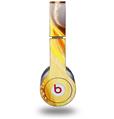 Skin Decal Wrap works with Original Beats Solo HD Headphones Mystic Vortex Yellow Skin Only (HEADPHONES NOT INCLUDED)