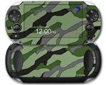 Camouflage Green - Decal Style Skin fits Sony PS Vita