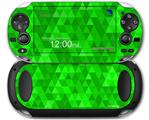 Triangle Mosaic Green - Decal Style Skin fits Sony PS Vita