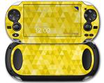 Triangle Mosaic Yellow - Decal Style Skin fits Sony PS Vita