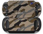 Camouflage Brown - Decal Style Skin fits Sony PS Vita