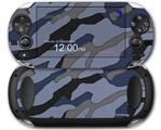 Camouflage Blue - Decal Style Skin fits Sony PS Vita