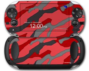 Sony PS Vita Skin Fire Red by WraptorSkinz 