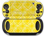 Wavey Yellow - Decal Style Skin fits Sony PS Vita