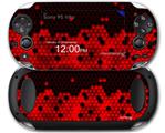 HEX Red - Decal Style Skin fits Sony PS Vita
