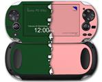 Ripped Colors Green Pink - Decal Style Skin fits Sony PS Vita