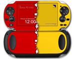 Ripped Colors Red Yellow - Decal Style Skin fits Sony PS Vita