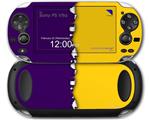 Ripped Colors Purple Yellow - Decal Style Skin fits Sony PS Vita