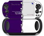 Ripped Colors Purple White - Decal Style Skin fits Sony PS Vita