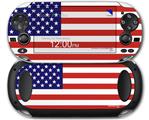 USA American Flag 01 - Decal Style Skin fits Sony PS Vita
