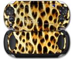 Fractal Fur Leopard - Decal Style Skin fits Sony PS Vita