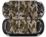 HEX Mesh Camo 01 Brown - Decal Style Skin fits Sony PS Vita